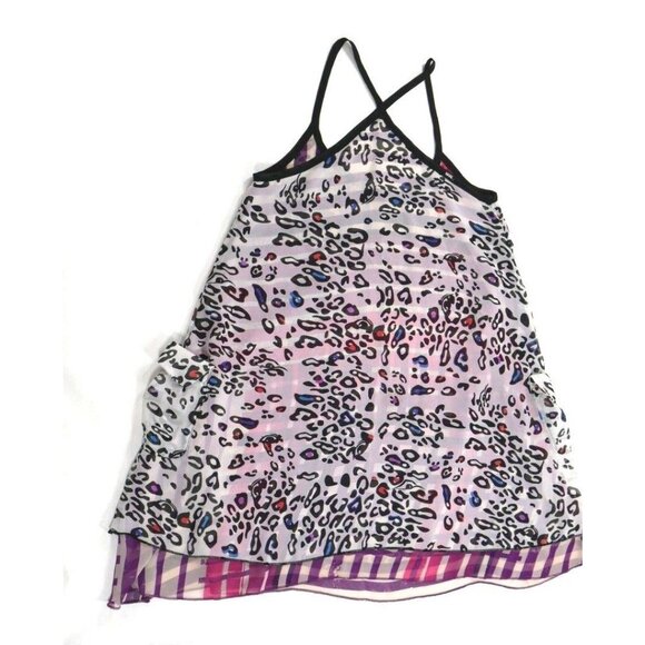 Vans Womens Reversible Semi Sheer Sleeveless Tunic Top Womens Medium - Picture 8 of 12